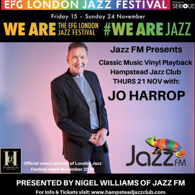 Jazz FM Presents: Classic Vinyl Playback with Jo Harrop