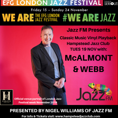 Jazz FM Presents: Classic Vinyl Playback with Mcalmont & Webb